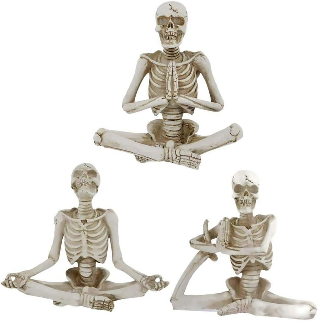 yoga skeleton succulent Yoga Resin Skeleton 6", Namaste – Cait's Emporium